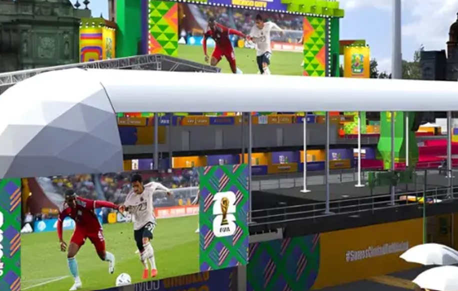 FIFA Fan Festival at the Zócalo in Ciudad de México