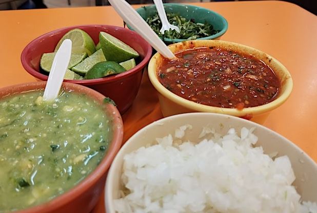 Hot salsas in Mexico